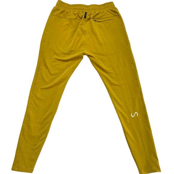 TLF Joggers Mens Small Yellow Sweatpants Athleisure Running Jogging Trendy - Picture 3 of 14